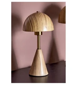Lampa stołowa SOBREMESA 36 cm ceramika naturalna