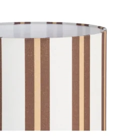 Lampa stołowa STRIPENMA 43 cm beżowa kremowa