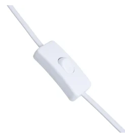 Lampa stołowa STRIPENMA 47 cm terrakota kremowa