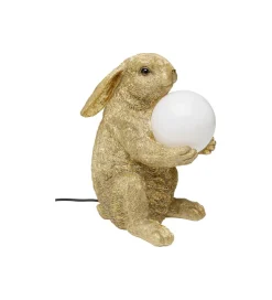 Lampa stołowa SWEET RABBIT 15 cm złota