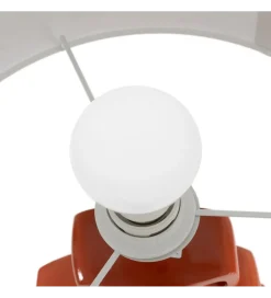 Lampa stołowa TERAY 78 cm terrakota