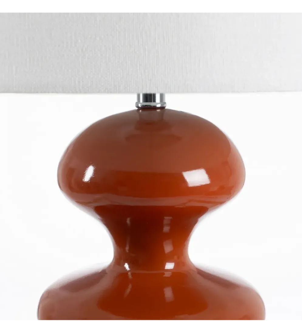 Lampa stołowa TERAY 74 cm terrakota