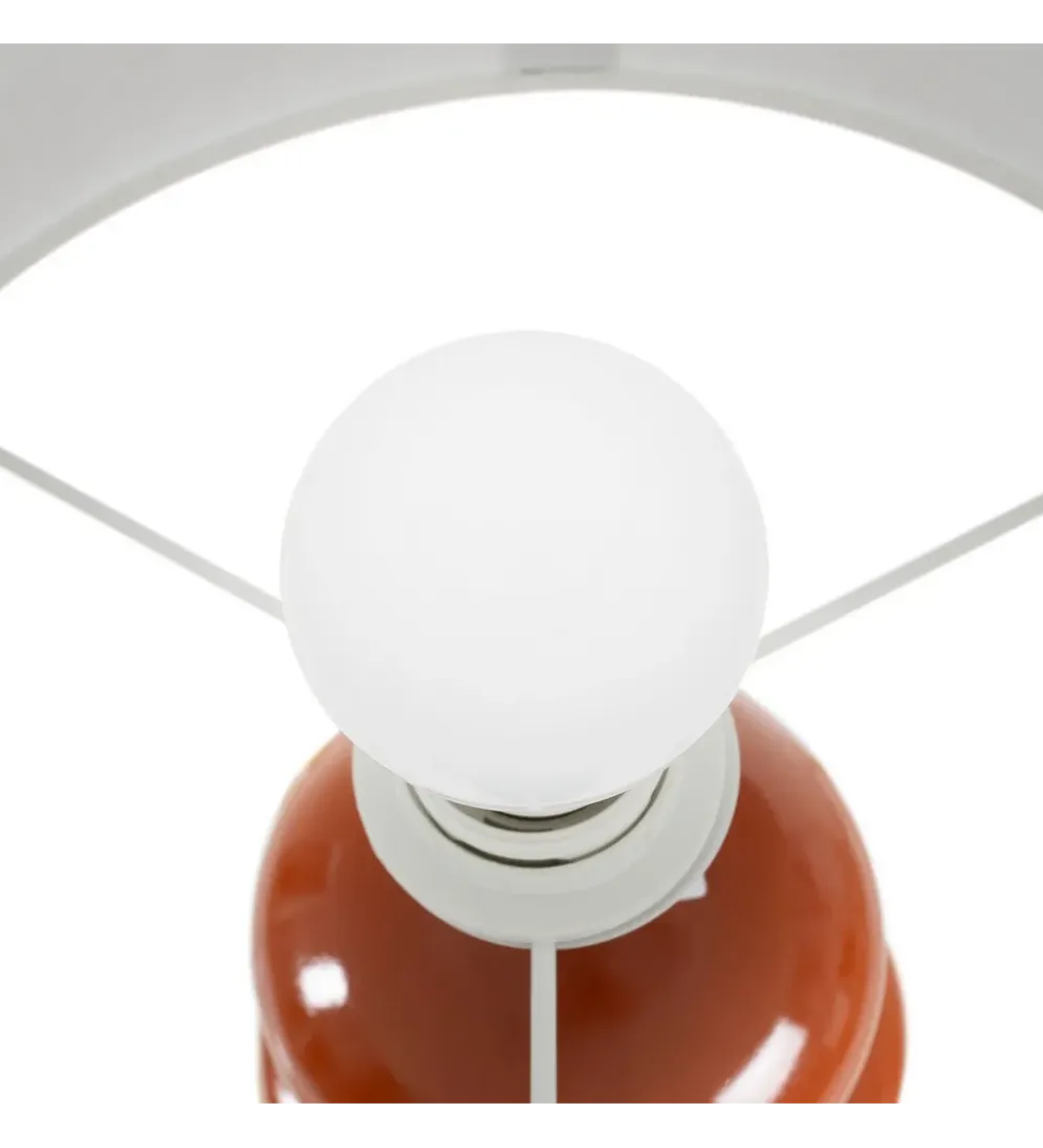 Lampa stołowa TERAY 74 cm terrakota