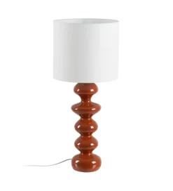 Lampa stołowa TERAY 74 cm terrakota