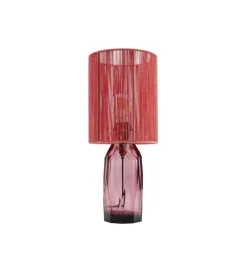 Lampa stołowa VECCHIO 42 cm różowa