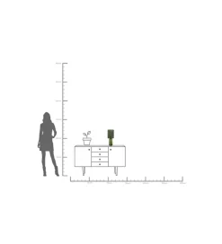 Lampa stołowa VECCHIO 42 cm zielona