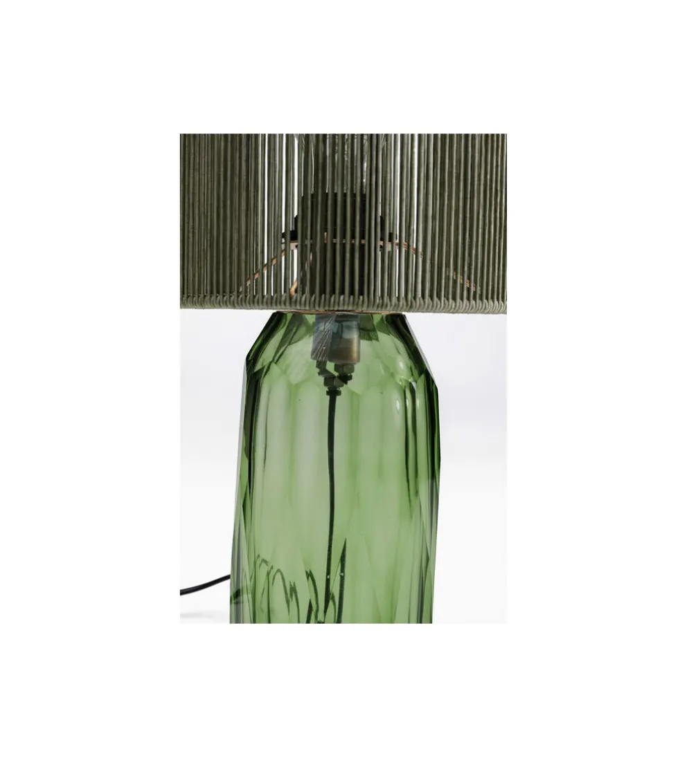 Lampa stołowa VECCHIO 42 cm zielona