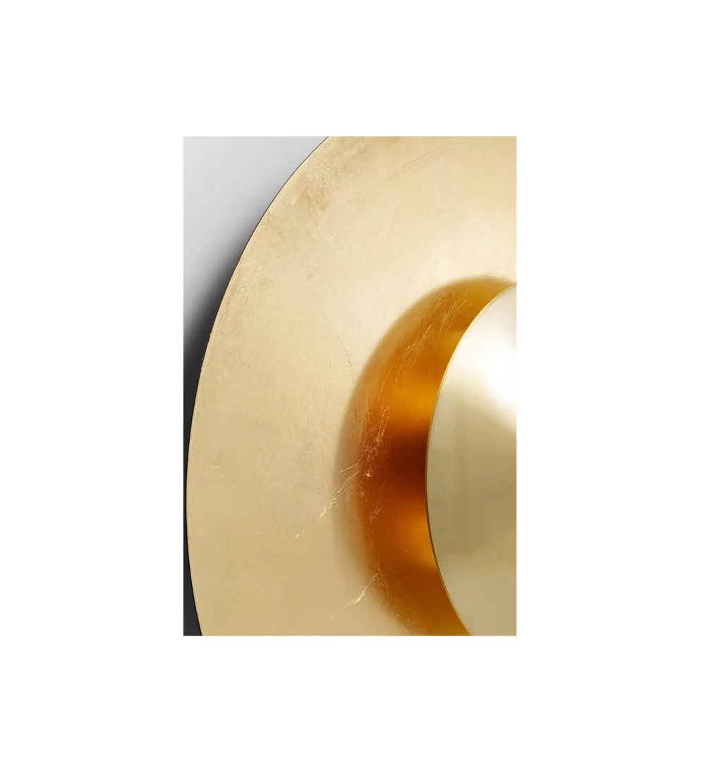 Lampa ścienna DISC 110 x 185 cm złota