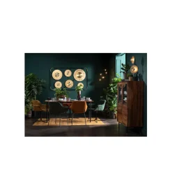 Lampa ścienna DISC 110 x 185 cm złota