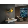 Lampa ścienna SHARK 40 cm złota