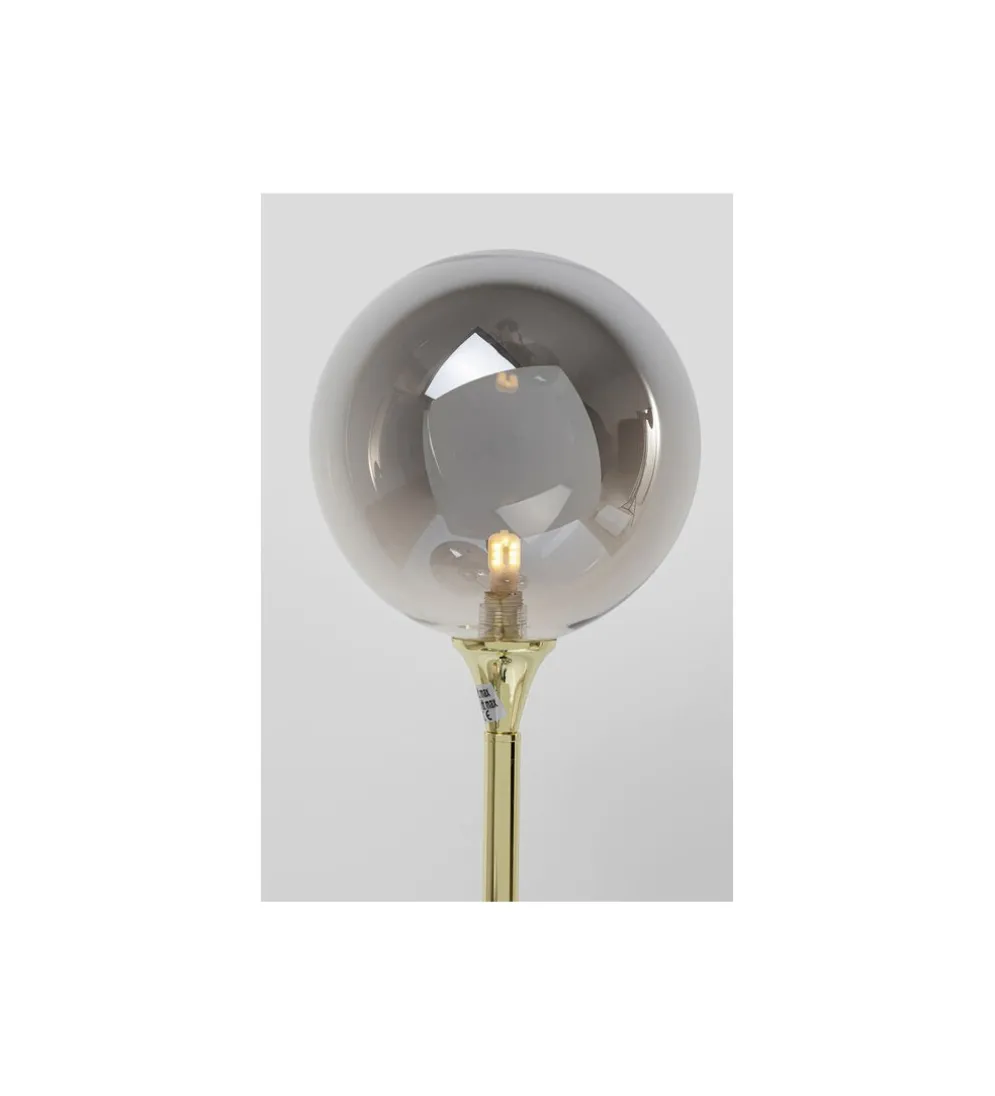 Lampa podłogowa Al capone tre 176 cm złota