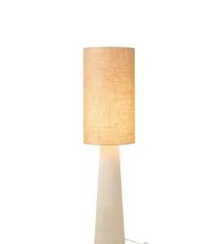 Lampa podłogowa AVA 140 cm naturalna biała