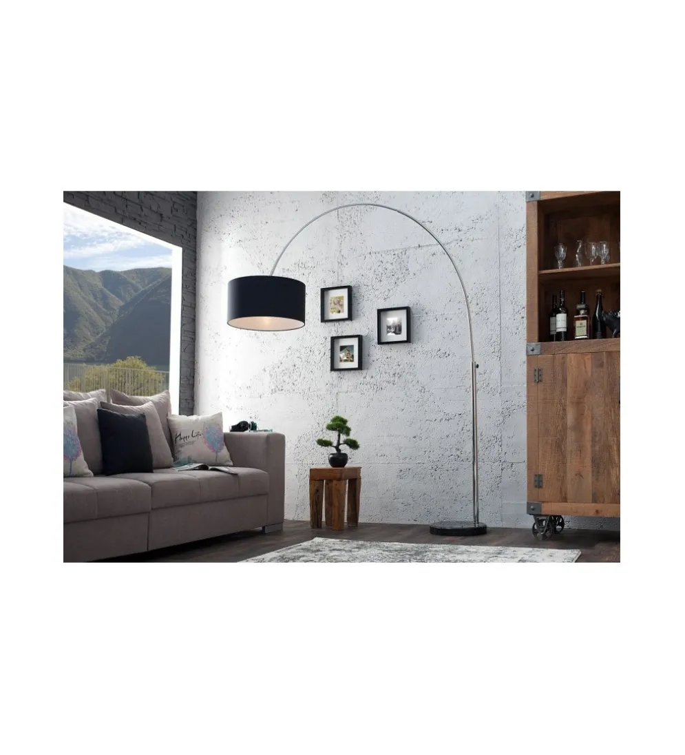 Lampa podłogowa Big Bow czarna