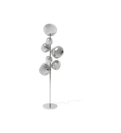 Lampa podłogowa BURBUJA 168 cm srebrna