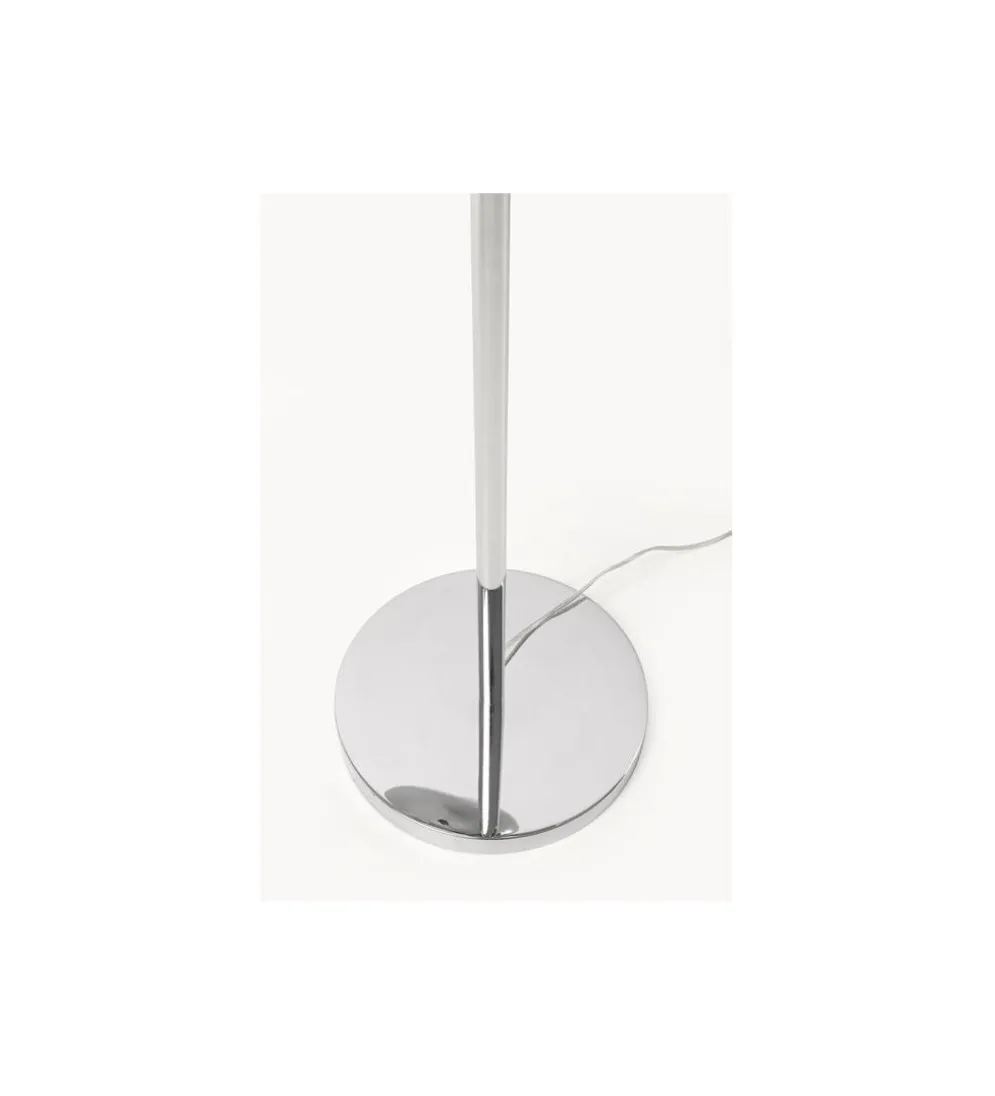Lampa podłogowa BURBUJA 168 cm srebrna