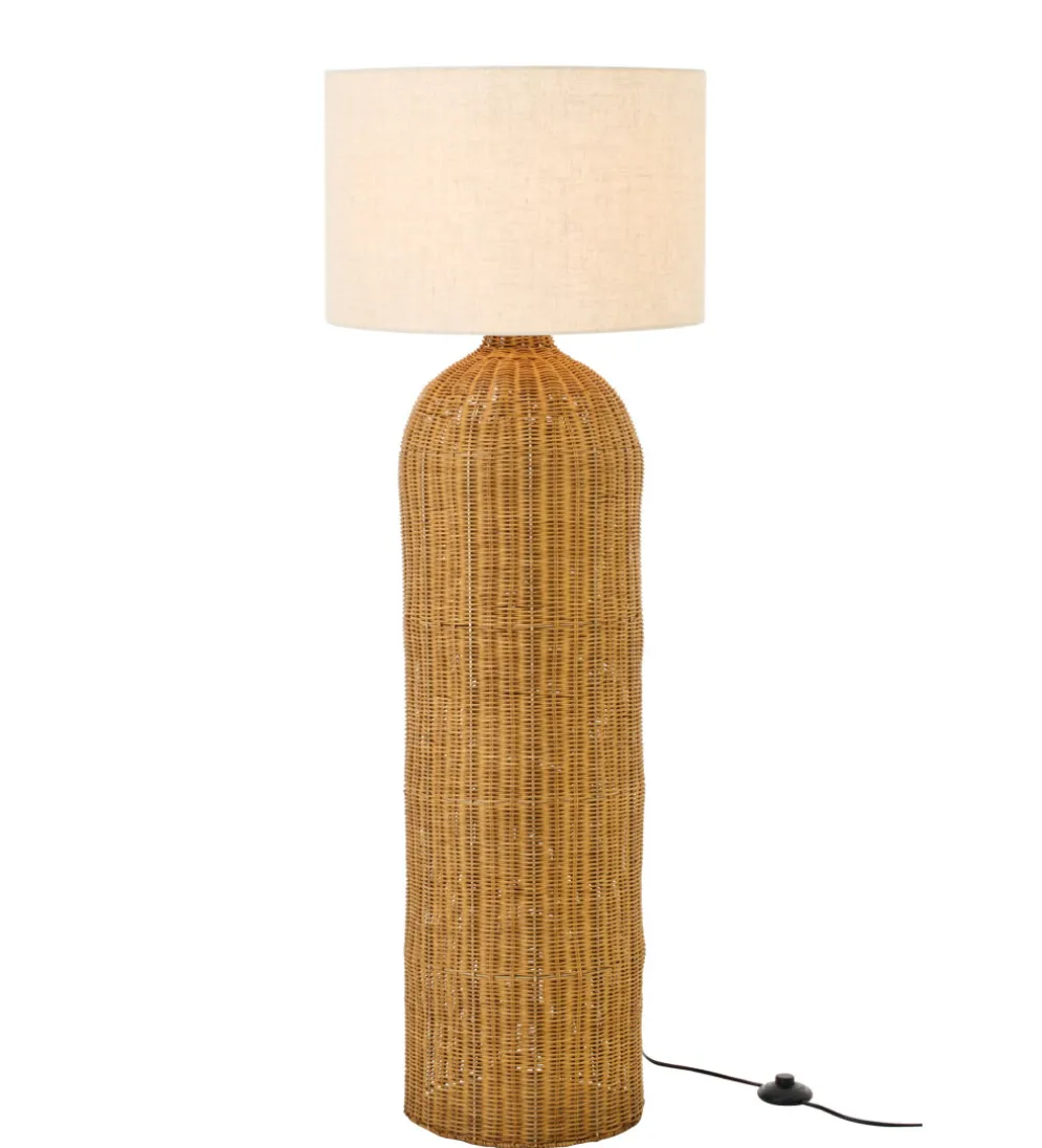 Lampa podłogowa CYLINDER 128 cm naturalna ercu