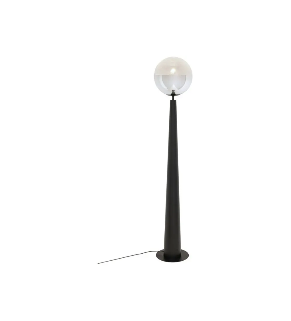 Lampa podłogowa DISCO BALL 163 cm czarna