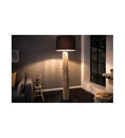Lampa Podłogowa Driftwood Black
