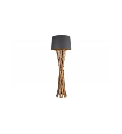 Lampa podłogowa Espel 151 cm drewno teak