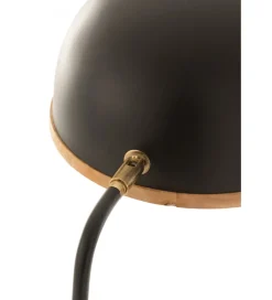Lampa podłogowa EVY 130 cm czarna naturalna