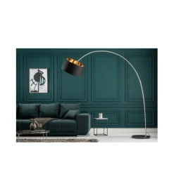 Lampa Podłogowa Forma czarno złota