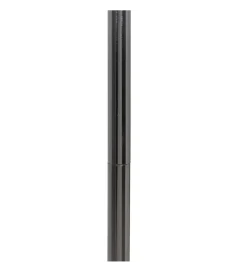 Lampa podłogowa HEMLA 156 cm szklana czarno szara