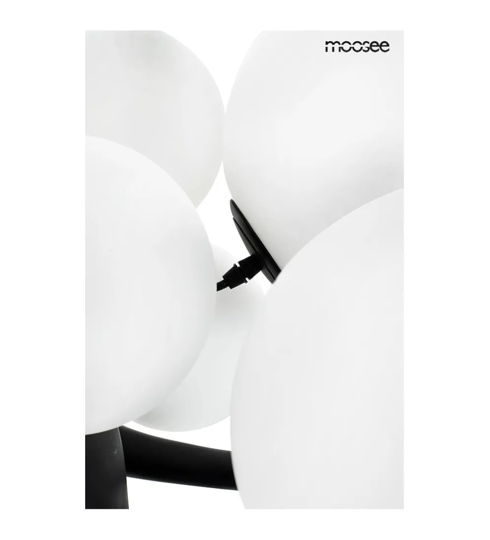 Lampa podłogowa HUMAN 180 cm czarna