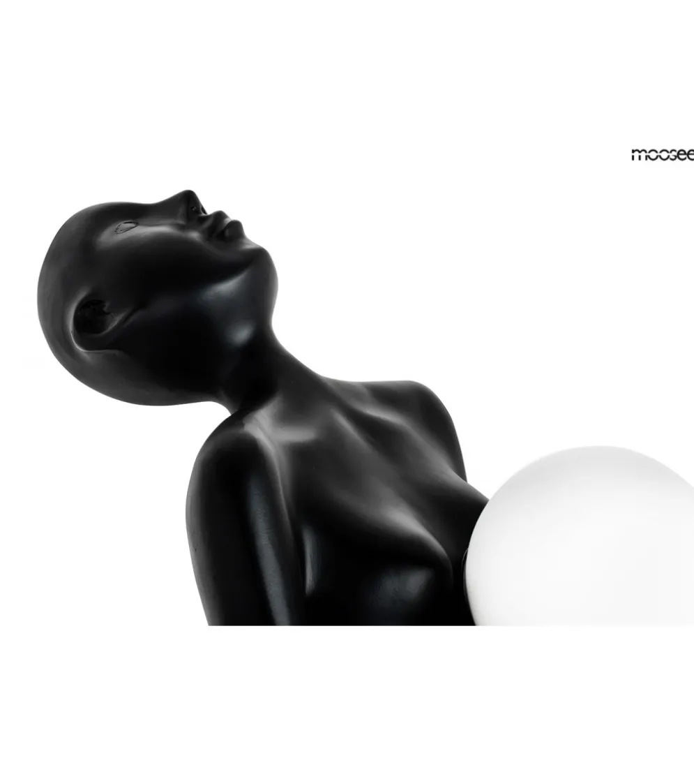 Lampa podłogowa HUMAN 180 cm czarna