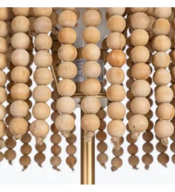 Lampa podłogowa KORGAL 152 cm naturalna złota
