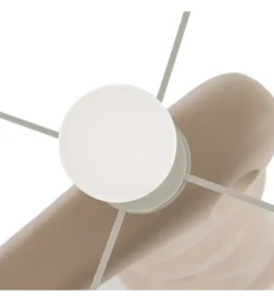 Lampa podłogowa LEKATU 128 cm kremowa