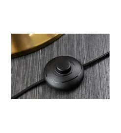 Lampa podłogowa Lucie 160 cm czarno złota