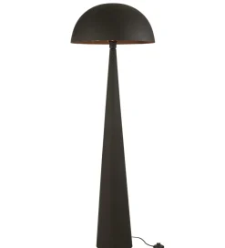 Lampa podłogowa Mushroom 148 cm czarna