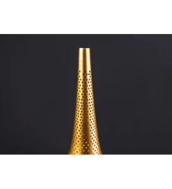 Lampa podłogowa ORIENT LIVING 50 cm ze złotym dekorem