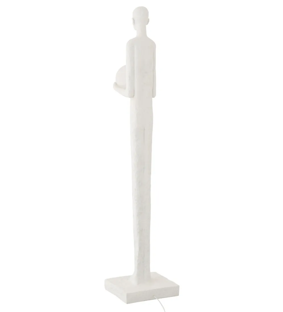 Lampa podłogowa PERSON 151 cm biała