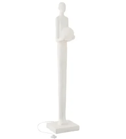 Lampa podłogowa PERSON 151 cm biała