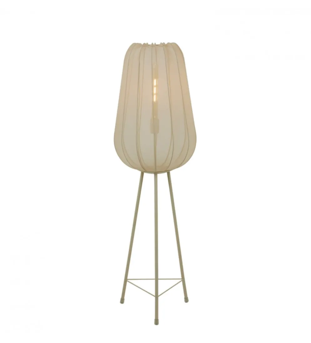 Lampa podłogowa PLUMERIA 42 cm piaskowa