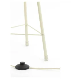 Lampa podłogowa PLUMERIA 42 cm piaskowa
