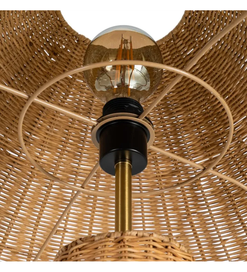 Lampa podłogowa SEULO 147 cm rattanowa