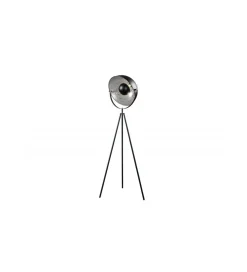 Lampa podłogowa Studio 146 cm czarno srebrna