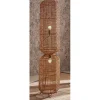 Lampa stojąca Aurora ratan 36 cm