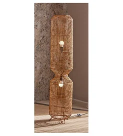 Lampa stojąca Aurora ratan 30 cm