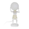 Lampa stołowa AHILL 44 cm biała