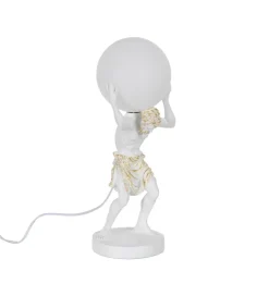 Lampa stołowa AHILL 44 cm biała