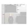 Lampa stołowa Carla 60 cm czarna