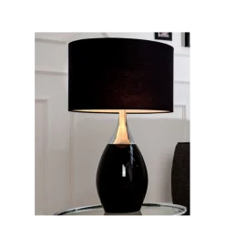 Lampa stołowa Carla 60 cm czarna