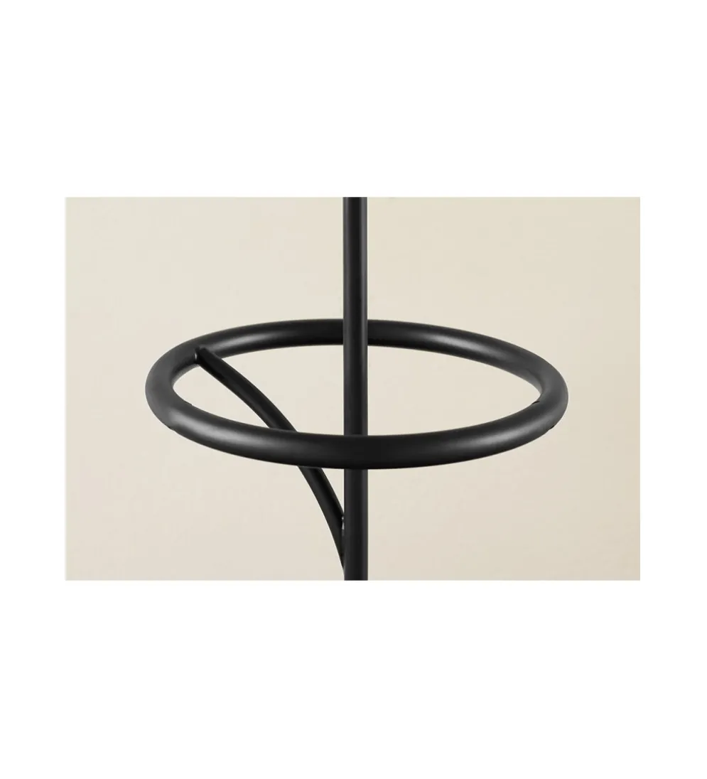 Lampa stołowa Papuga 35 cm czarno turkusowa