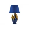 Lampa stołowa PARROT 50 cm niebieska złota