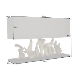 Lampa stołowa PureUnique 80 cm beżowa