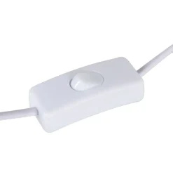 Lampa stołowa REVAN 27 cm ceramika biała