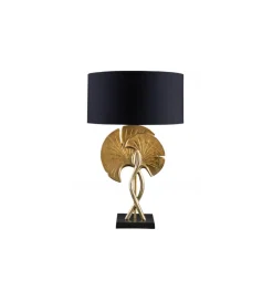 Lampa stołowa SORIA 40 cm czarno złota